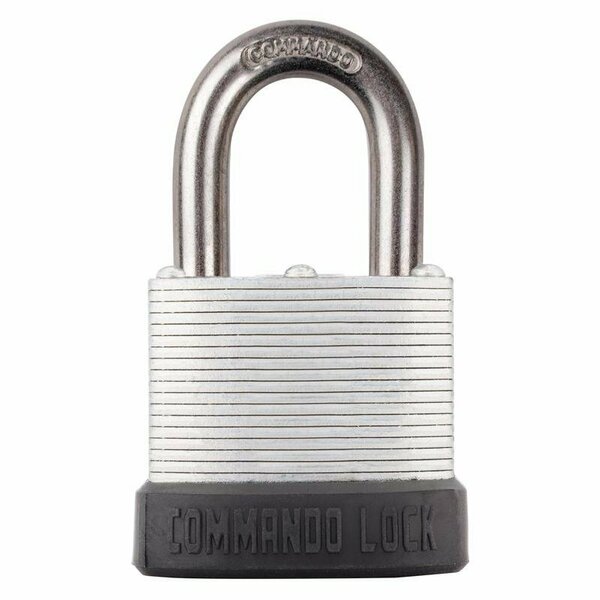 Commando Lock PADLOCK SILVER KEYED 1PK CL1100